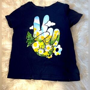 Old Navy | Girls tee Size Medium | Navy